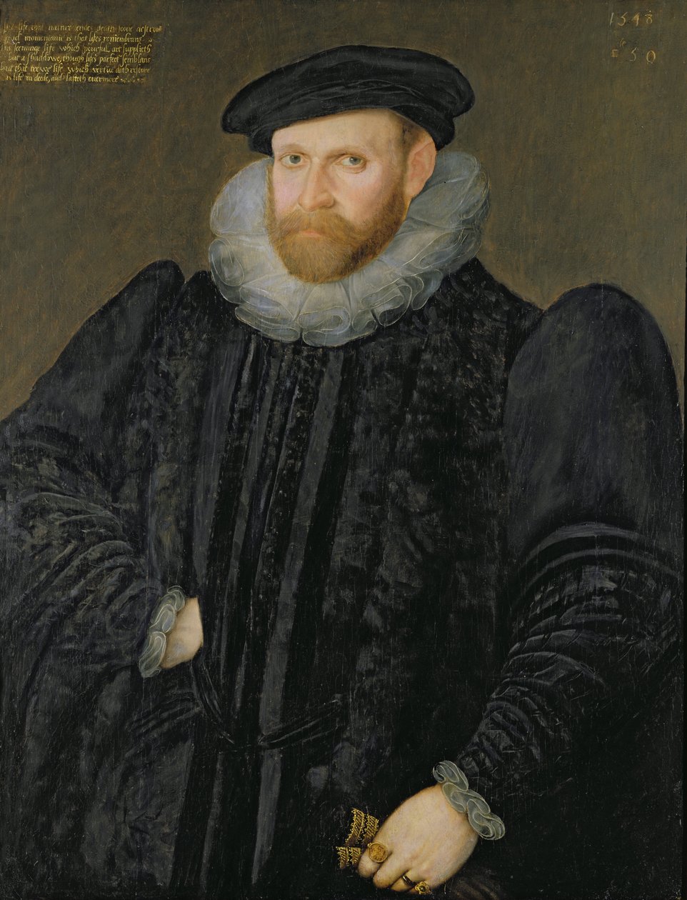 Sir Edward Grimston (1529-1610) como um jovem de Robert Peake
