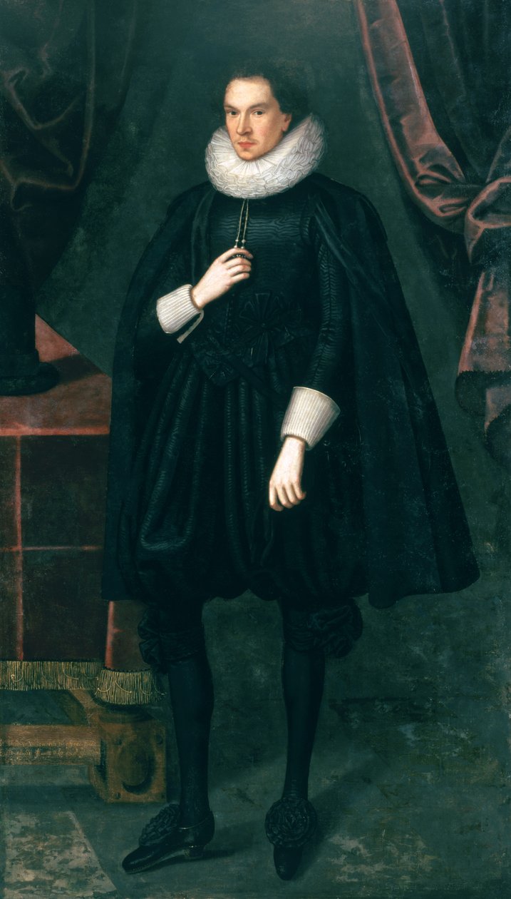 Sir Thomas Wentworth (1593-1641), c.1612-18 de Robert the Elder studio of Peake