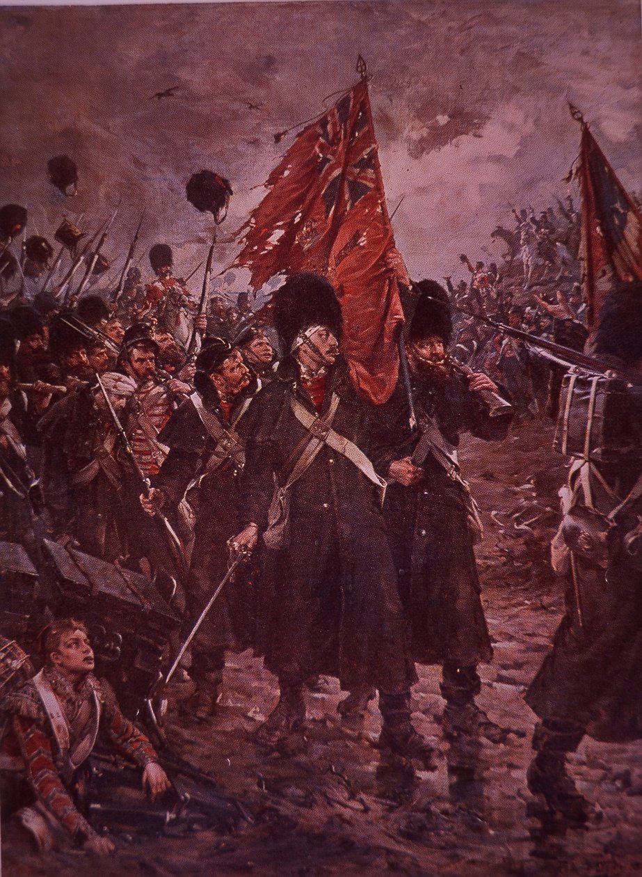 Salvando as Cores, os Guardas do Inkerman durante a Guerra da Crimeia em 1854 de Robert (after) Gibb