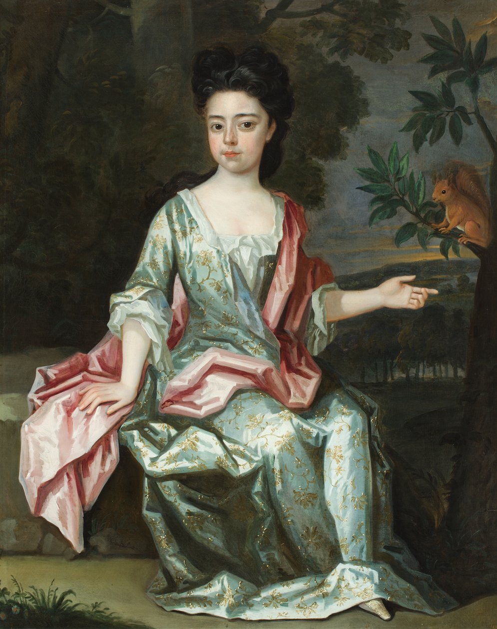 Retrato de Dorothy Smithson (óleo sobre tela) de Robert (attr. to) Byng or Bing