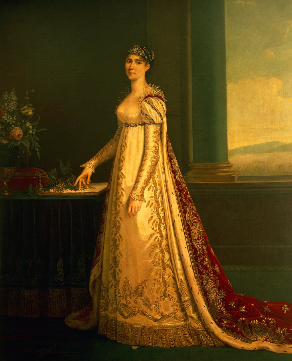 Retrato de Josefina Bonaparte (óleo sobre tela) de Robert (attr. to) Lefevre