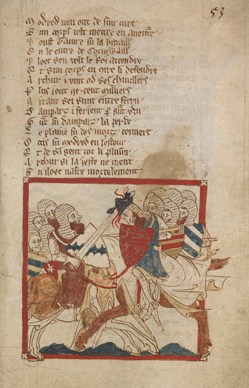 Arthur Mortally Wounded, ilustração de 
