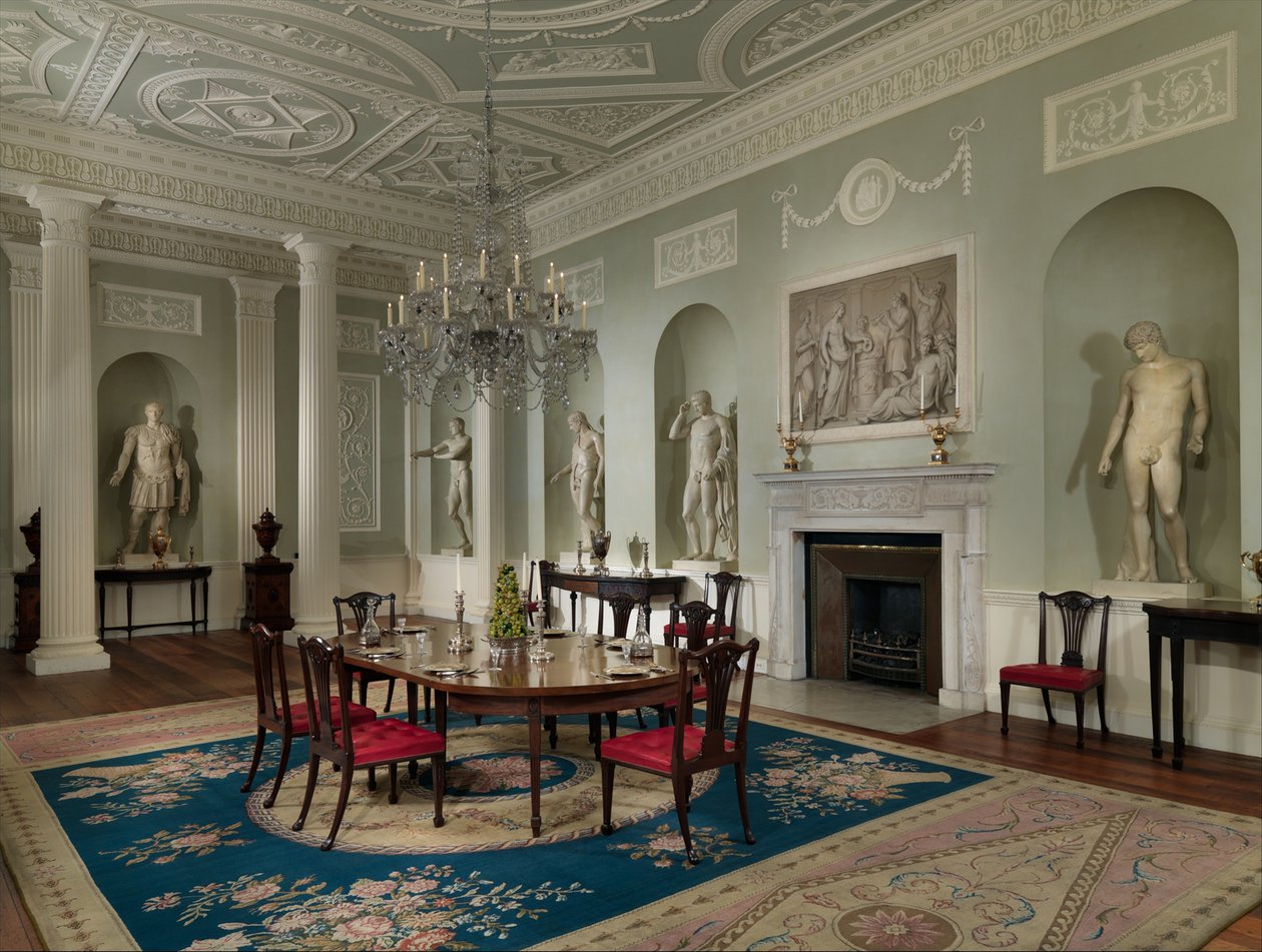 Sala de jantar de Lansdowne House, Londres, 1767-1769 de Robert Adam