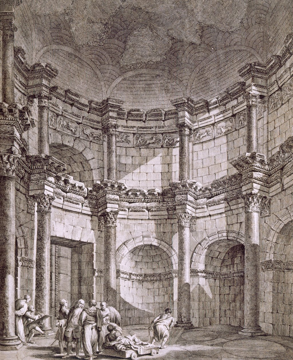 O Templo de Júpiter, pub. 1764. de Robert Adam