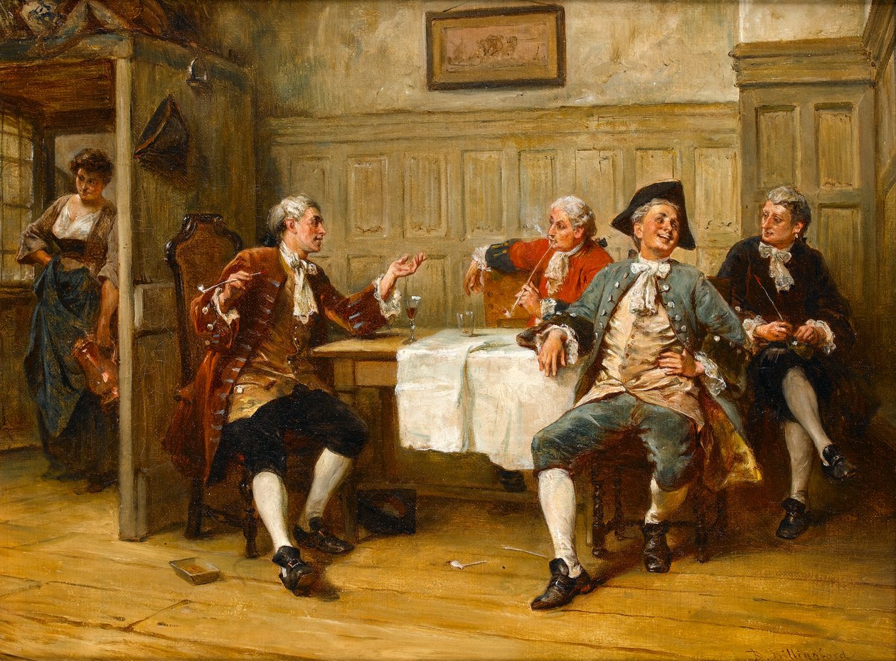Uma piada entre amigos de Robert Alexander Hillingford