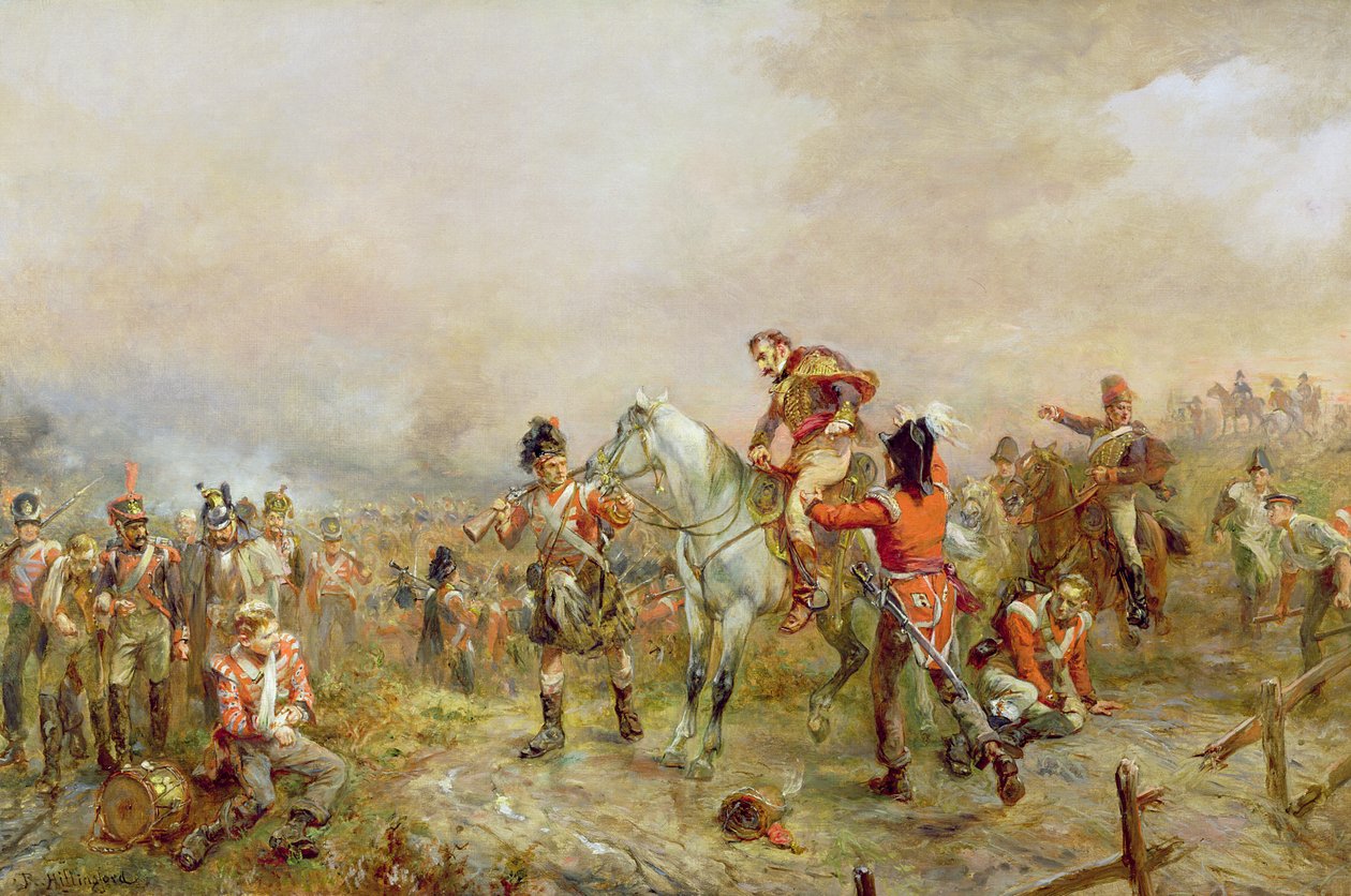 Campo de waterloo de Robert Alexander Hillingford