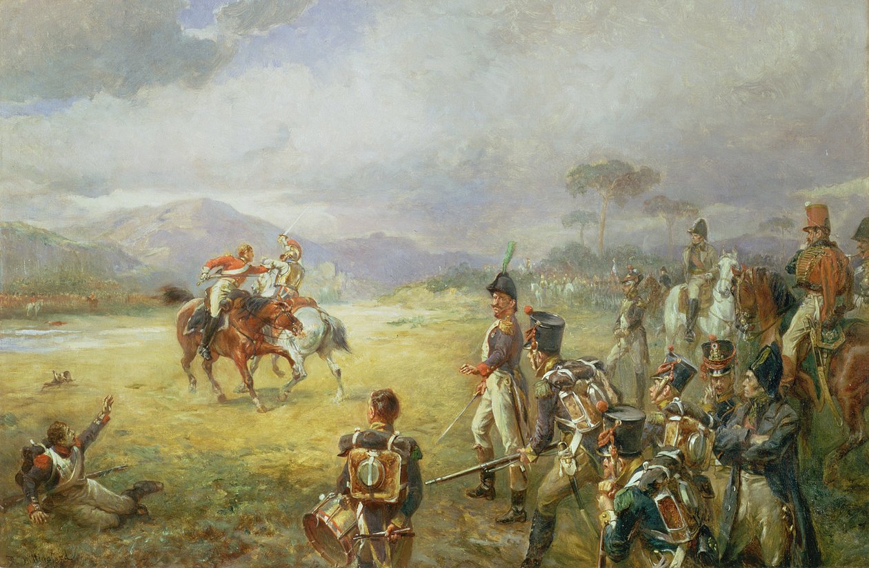 O duelo, jogo limpo de Robert Alexander Hillingford