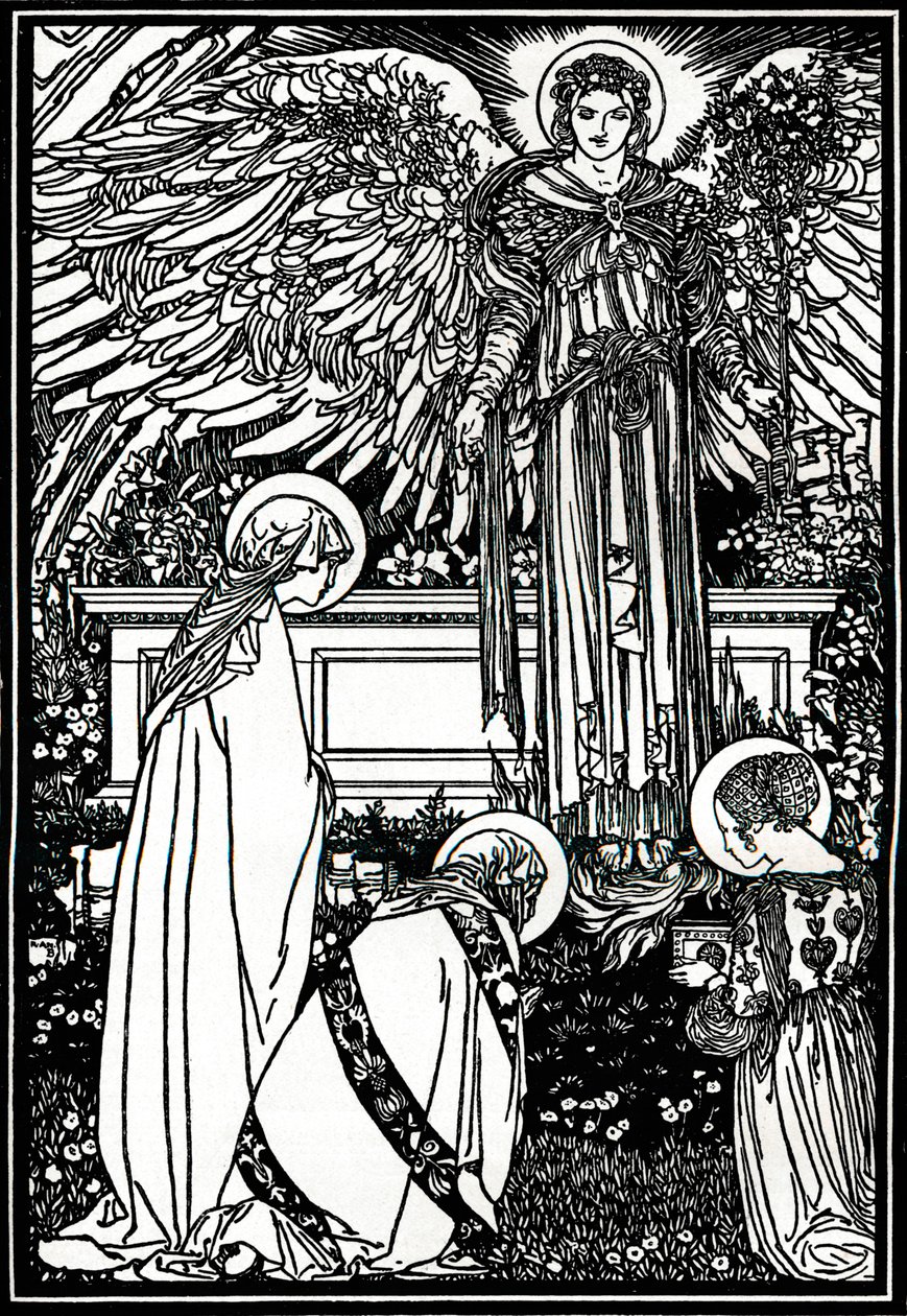 Ilustração para The Altar Book, 1892, 1897 de Robert Anning Bell