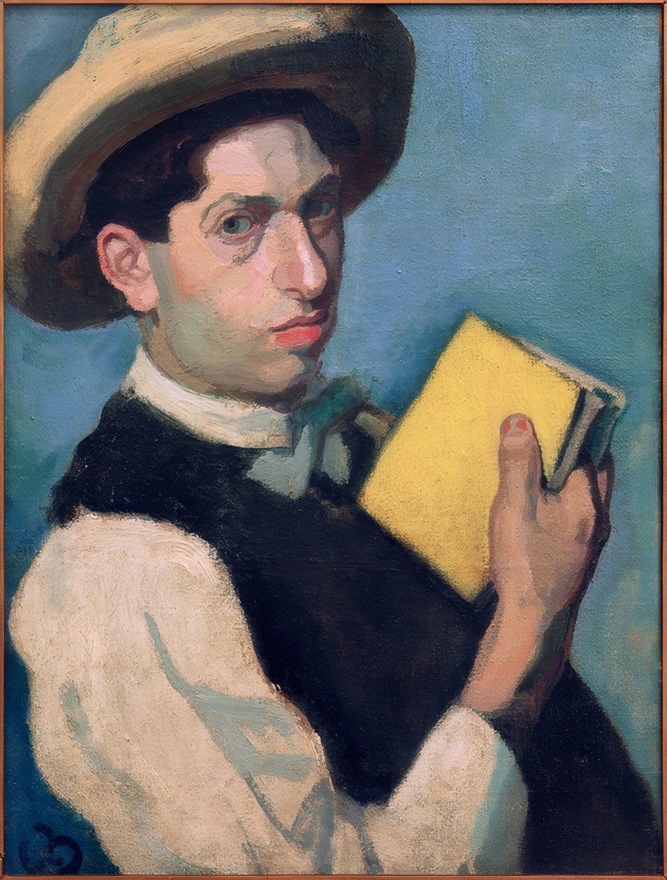 Autorretrato com chapéu de palha de Robert Bereny