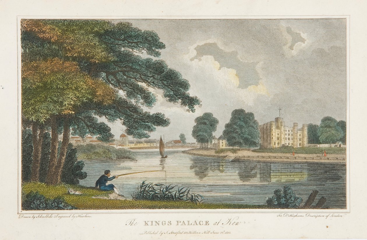 O Palácio do Rei em Kew de Robert Blemell Schnebbelie