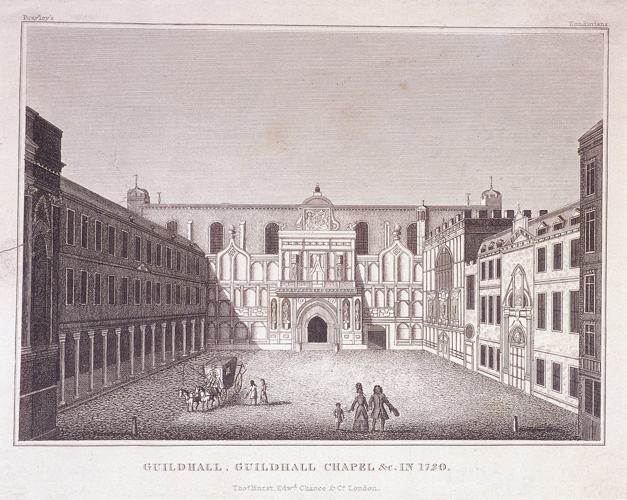 Guildhall, Londres, 1788 de Robert Blemmell Schnebbelie