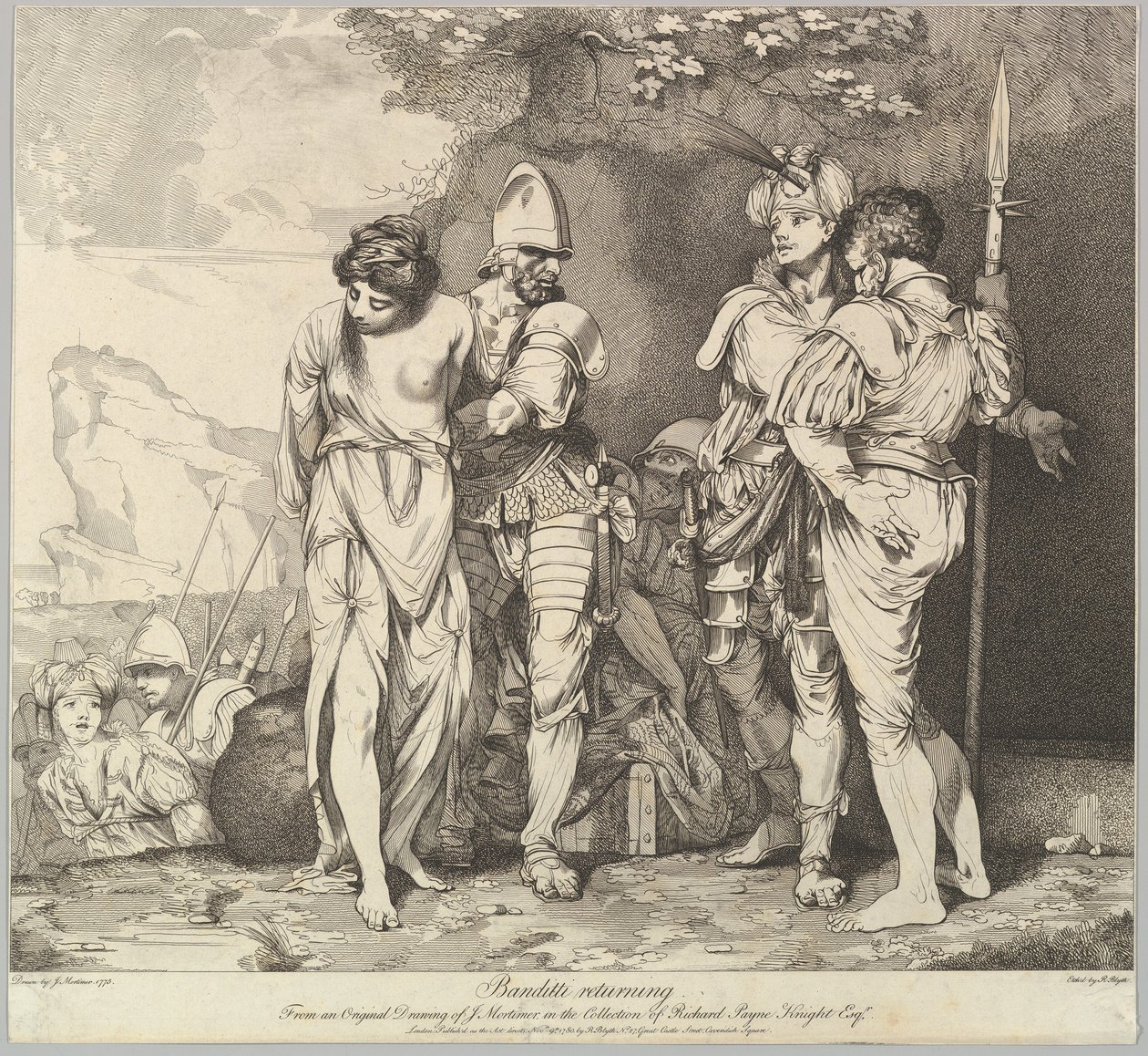 Retorno de Banditti, 9 de novembro de 1780. de Robert Blyth
