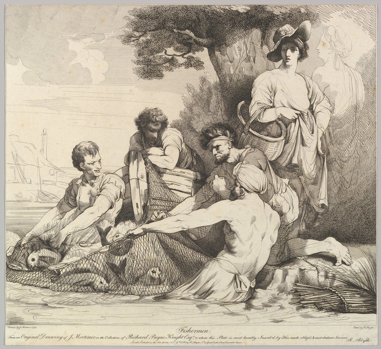 Pescadores, 9 de novembro de 1780. de Robert Blyth