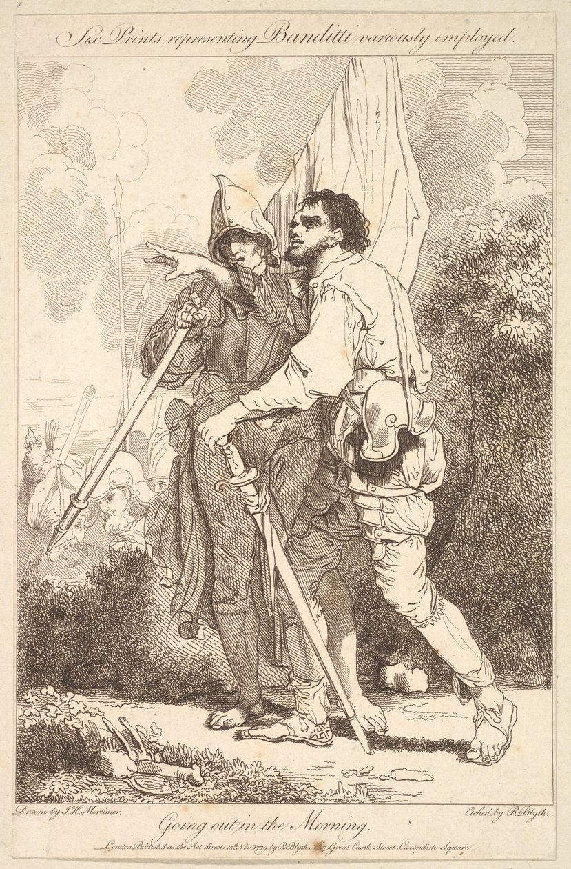 Saída pela manhã, 15 de novembro de 1779. de Robert Blyth