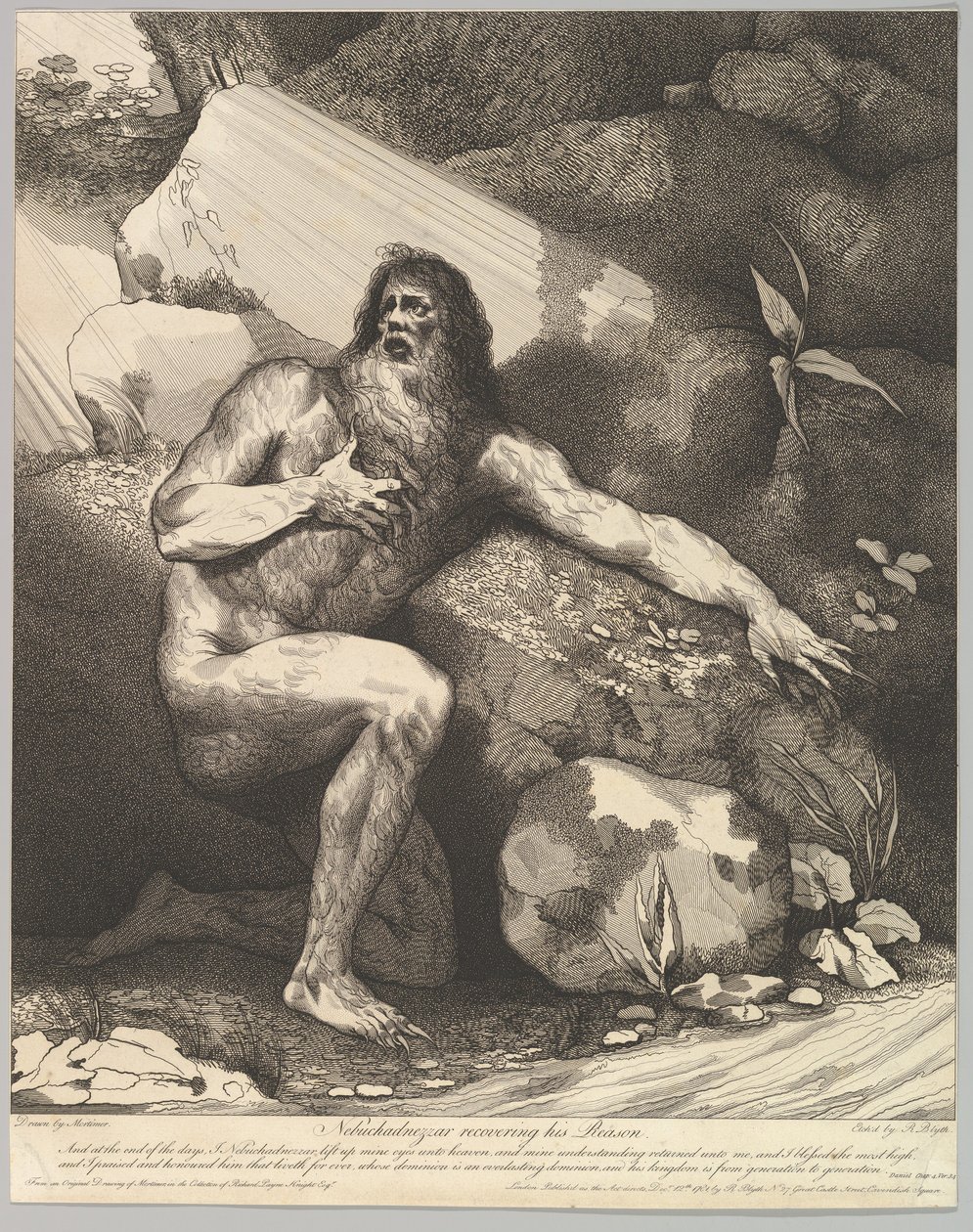 Nabucodonosor, Recuperando sua razão, 20 de outubro de 1782. de Robert Blyth