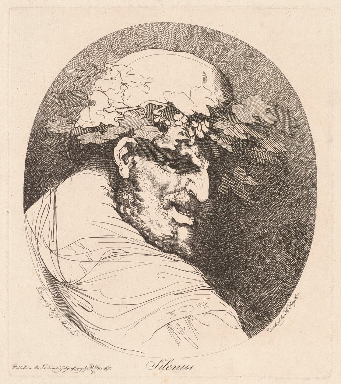 Sileno de Robert Blyth, after John Hamilton Mortimer