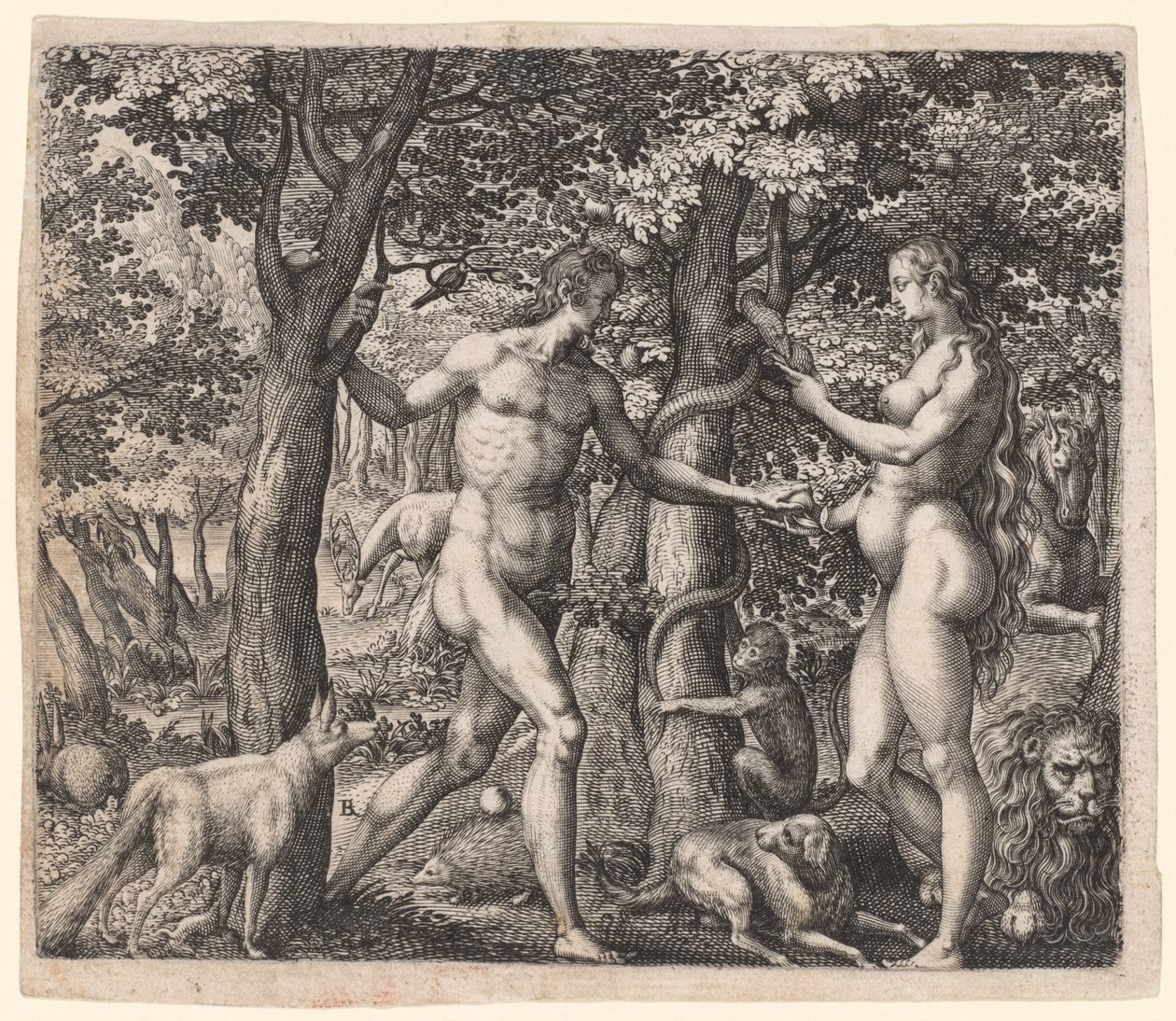 Adão e Eva de Robert Boissard