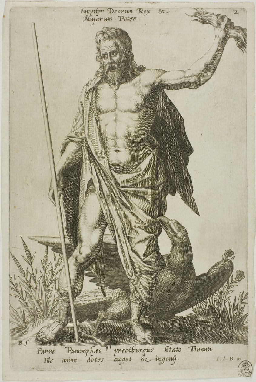 Júpiter, placa 2 de Parnassus Biceps de Robert Boissard