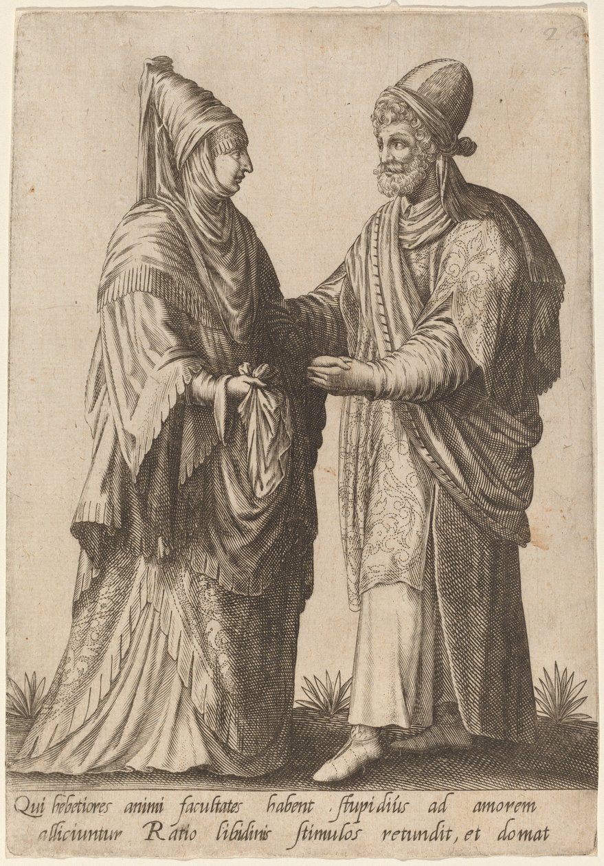 Quem são as faculdades mais embotadas da mente..., 1597 de Robert Boissard