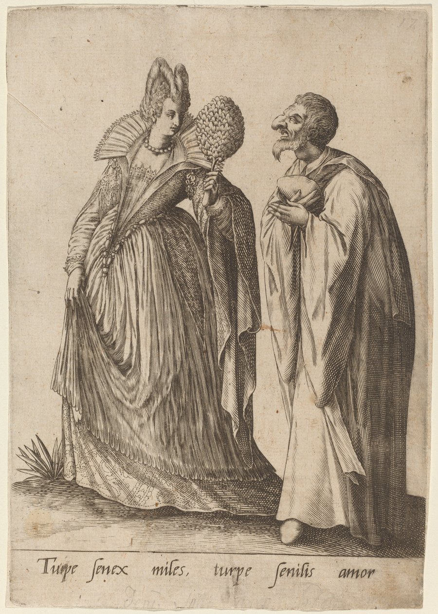 O velho soldado feio..., 1570-1650. de Robert Boissard