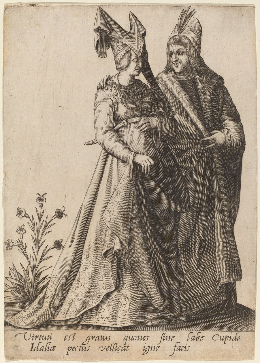 A virtude agradece sempre..., 1597 de Robert Boissard