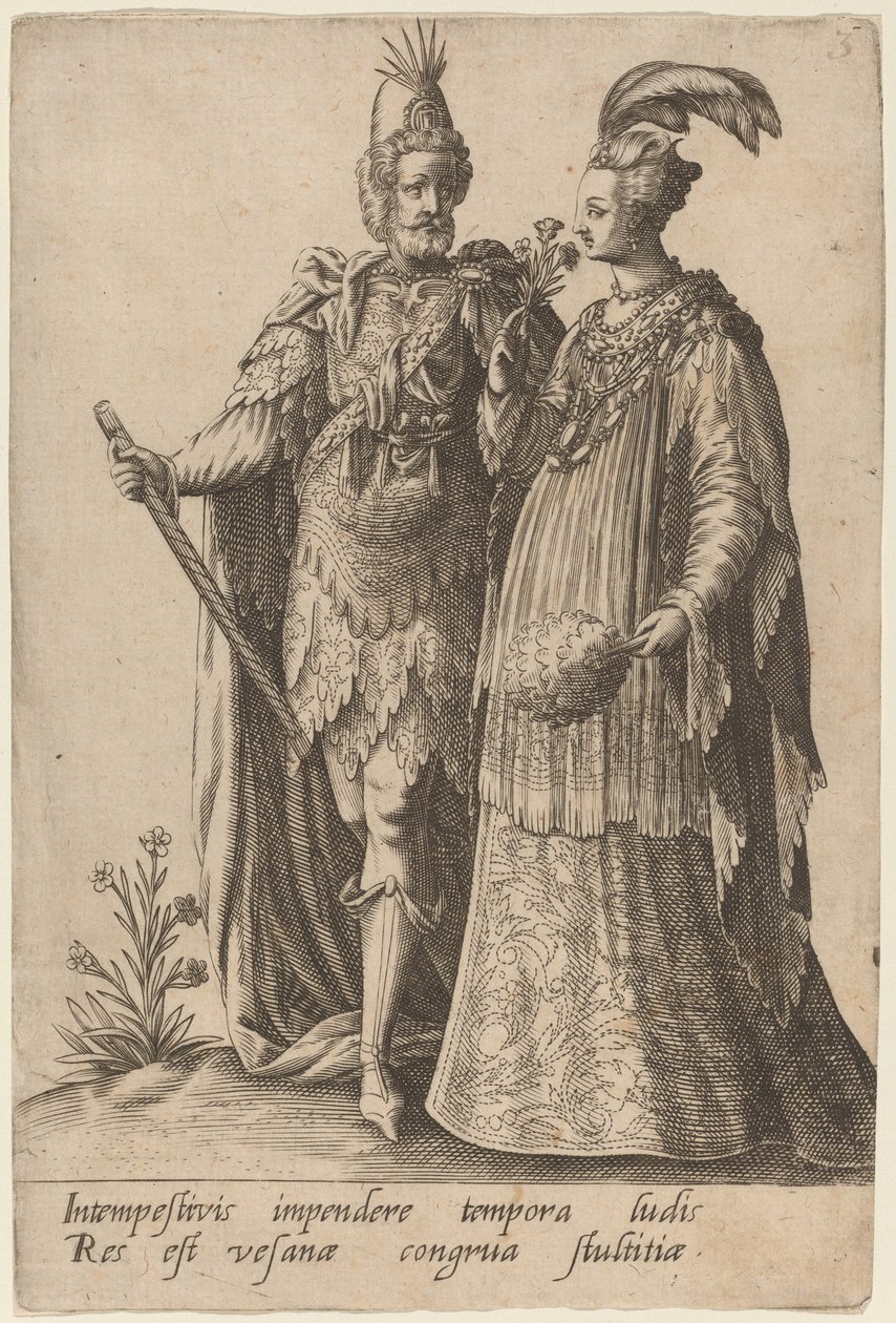 Tempo esgotado... de Robert Boissard after Jean Jacques Boissard
