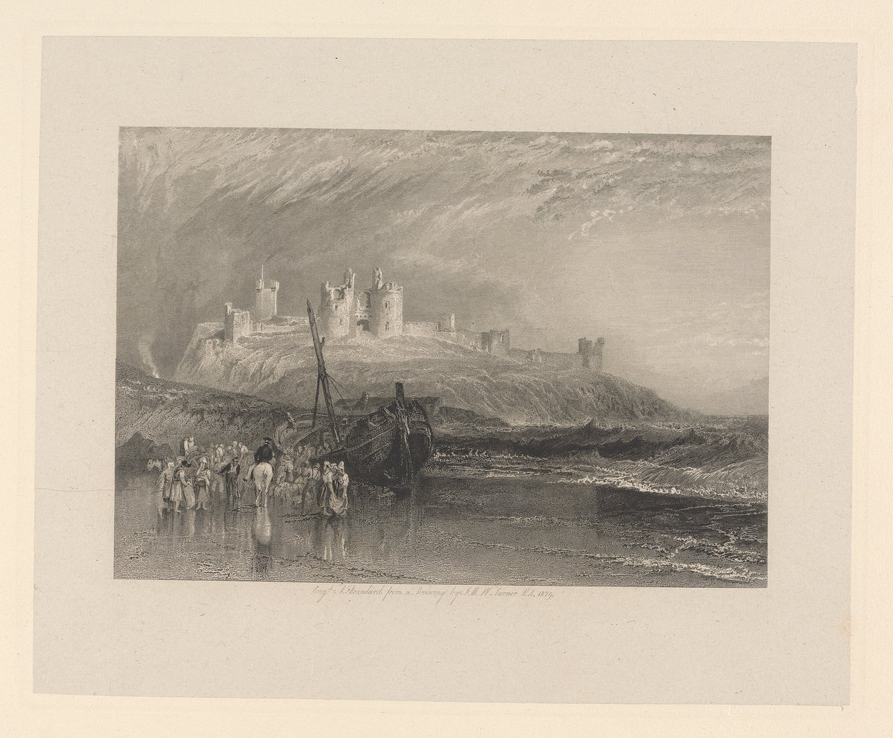 Castelo de Dunstanborough, Northumberland de Robert Brandard