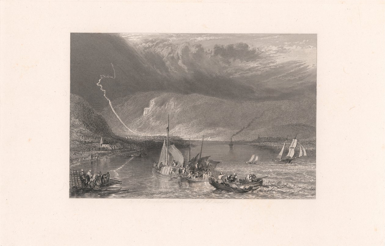 La Chaise de Gargantua perto de Duclair de Robert Brandard