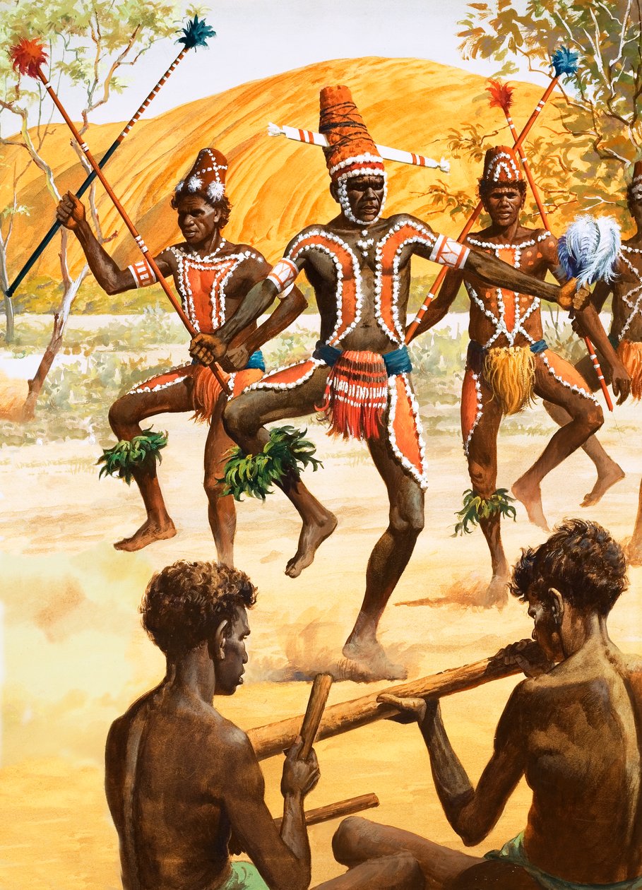 Dança aborígene de Robert Brook