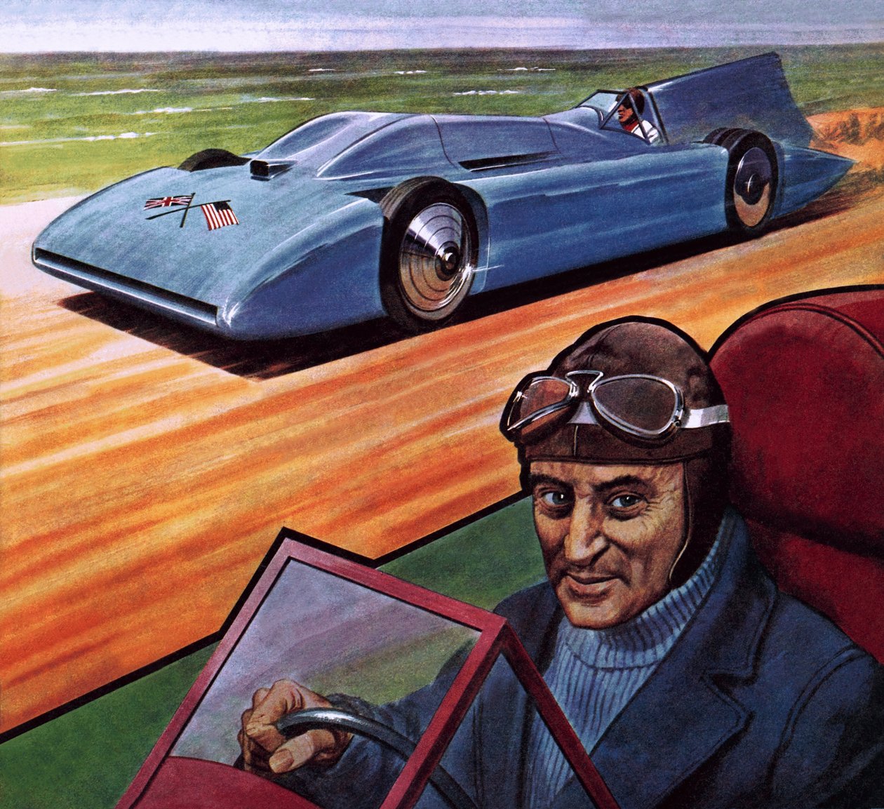 Malcolm Campbell e Bluebird de Robert Brook