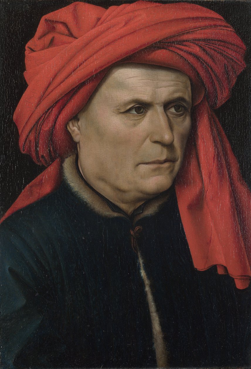 Um homem de Robert Campin