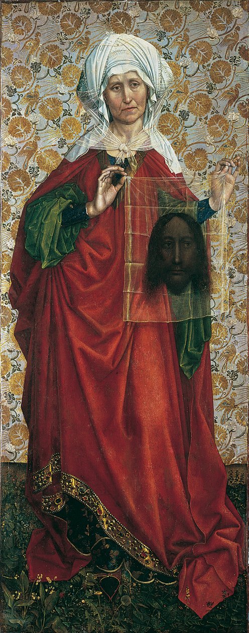 Os painéis Flémalle: Saint Veronica de Robert Campin