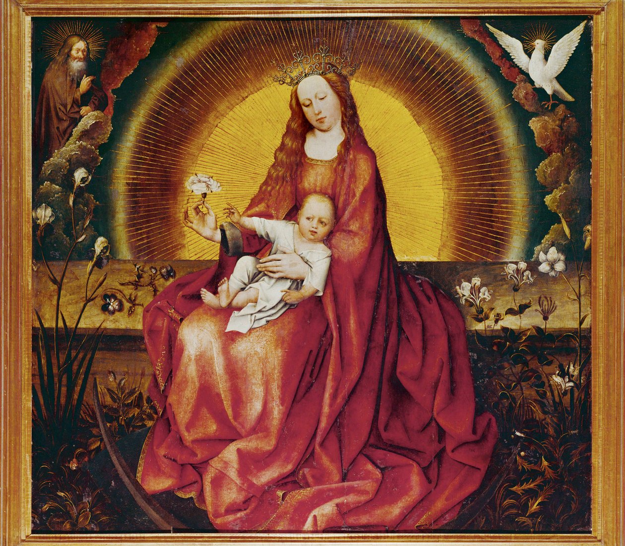 Virgem e Menino (pintura) de Robert Campin
