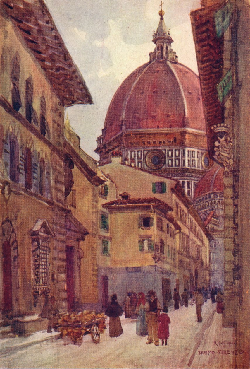 Via Dei Servi, c1905 de Robert Charles Goff