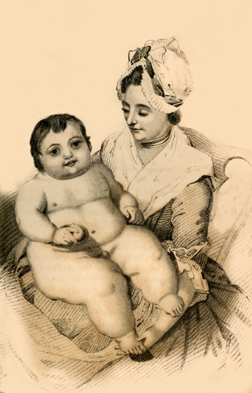 Thomas Hills Everett, com onze meses, 1822. de Robert Cooper