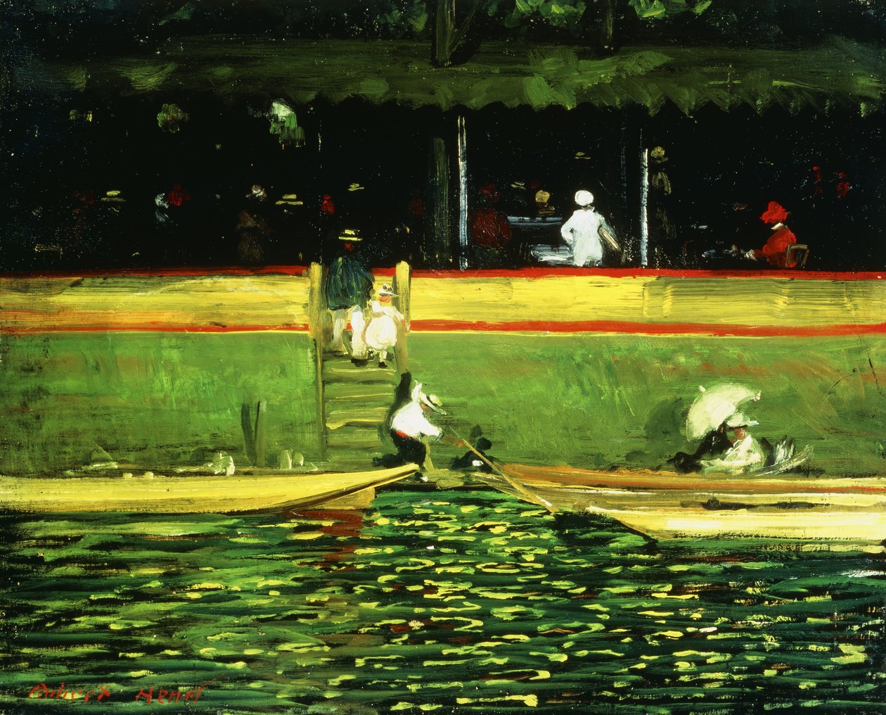 Em Joinville, 1896 de Robert Cozad Henri
