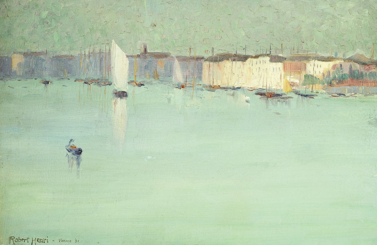 Manhã cedo, Veneza, 1891 de Robert Cozad Henri