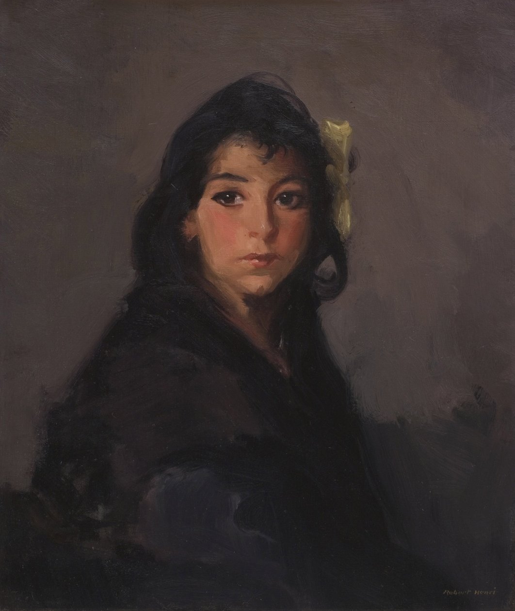 A menina cigana (Barbina), 1912 de Robert Cozad Henri