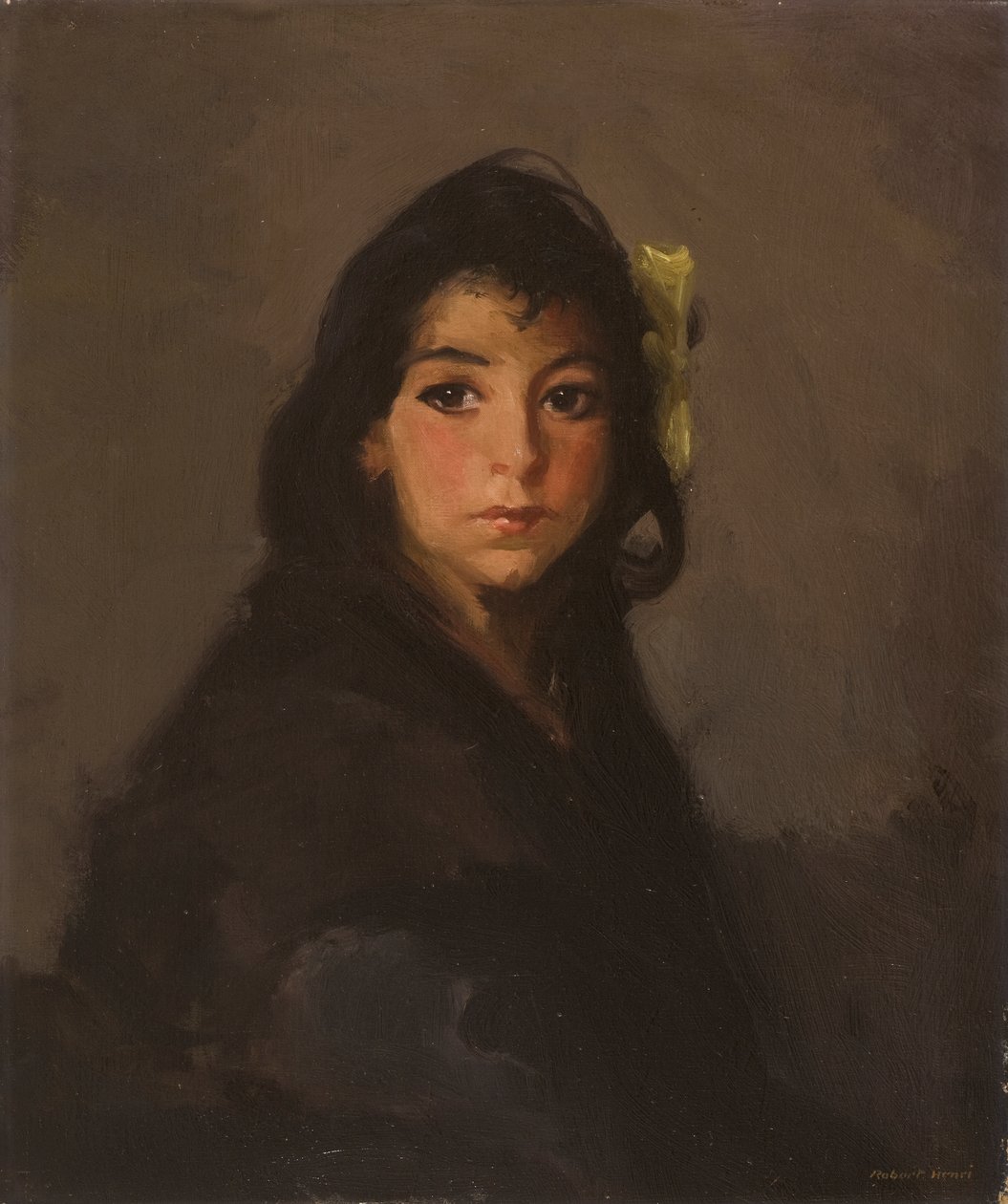 A menina cigana, 1912 de Robert Cozad Henri