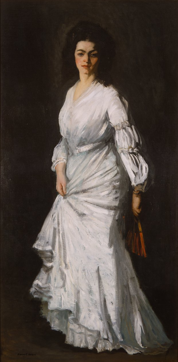 Mulher de Branco: Retrato de Eugenie Stein de Robert Cozad Henri