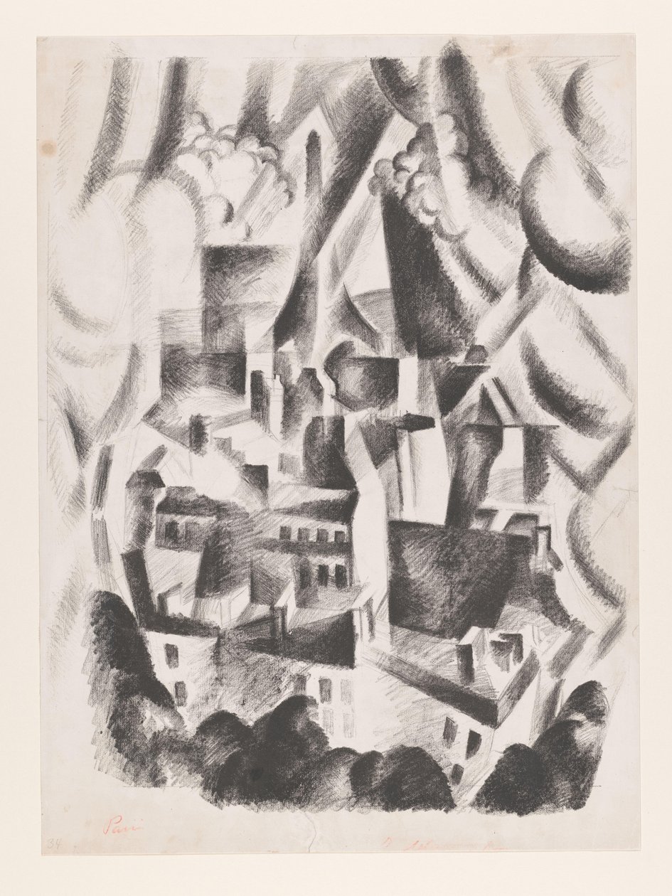 Paris (título original no objeto) de Robert  Delaunay