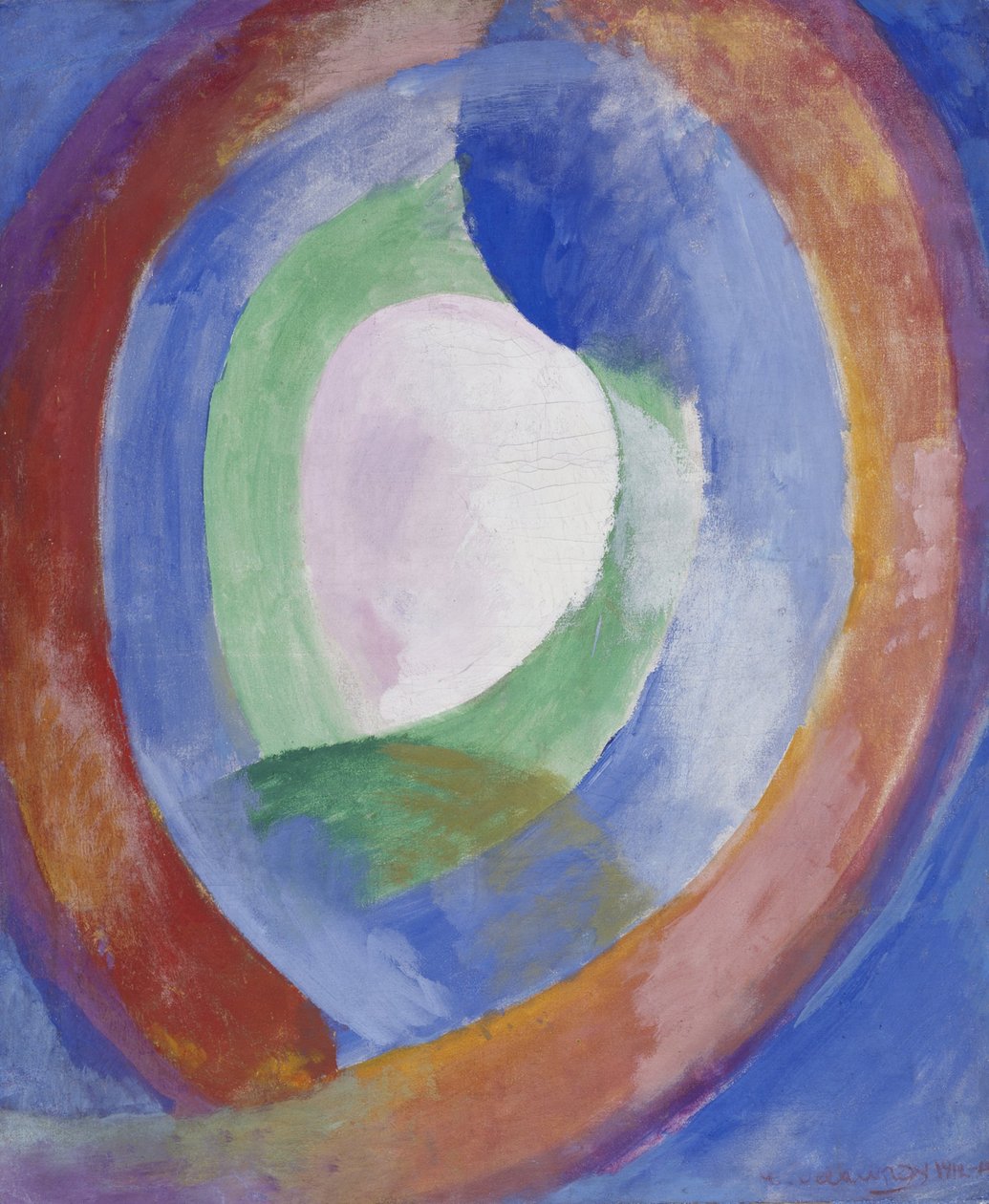 Formas circulares, lua não. 1 de Robert Delaunay