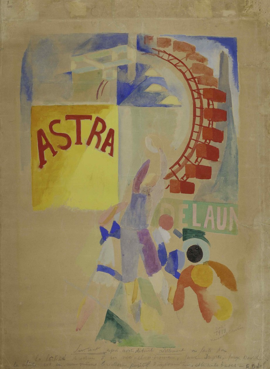 A equipe de Cardiff, 1912-1913. de Robert Delaunay