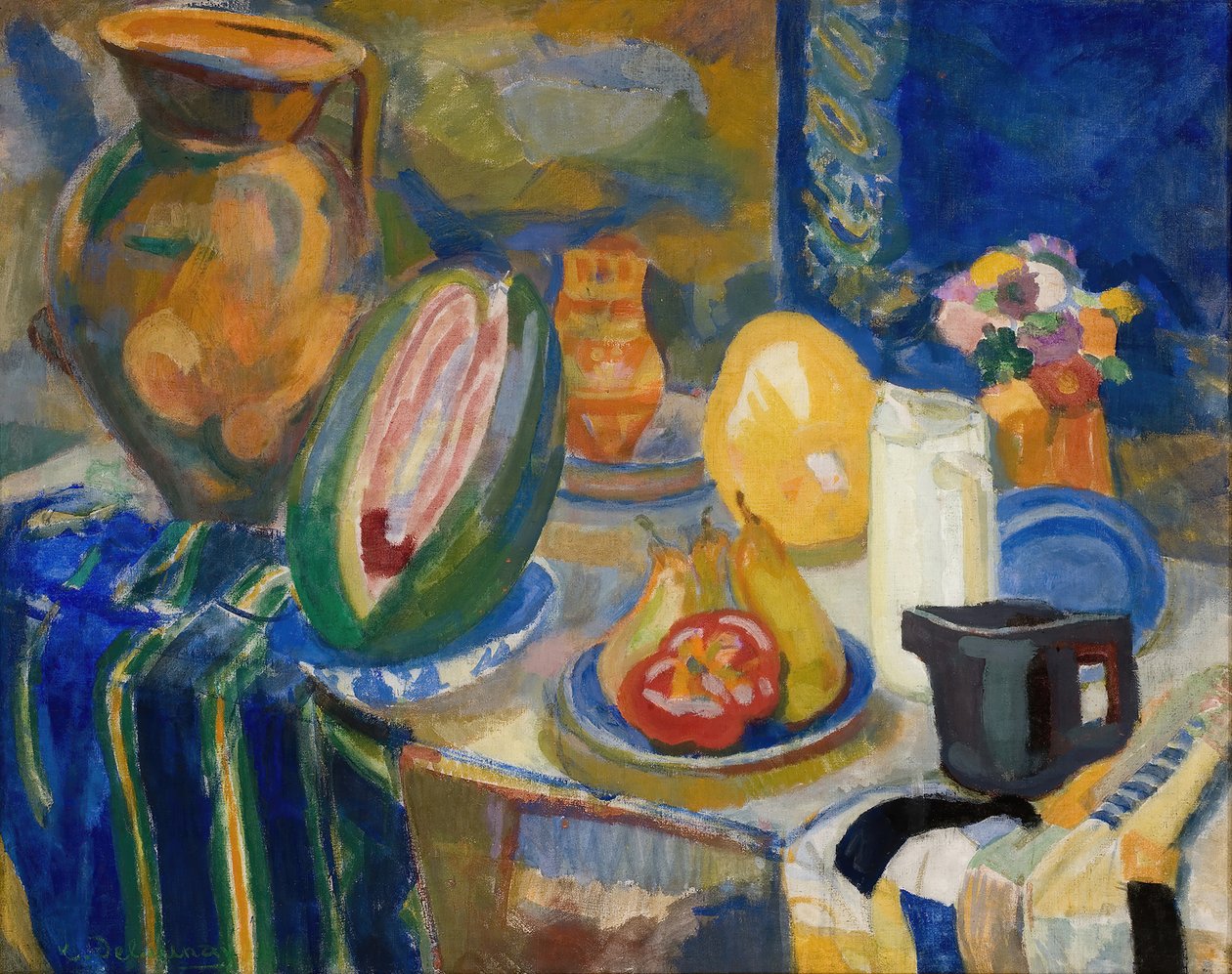 Natureza morta portuguesa, 1915. de Robert Delaunay