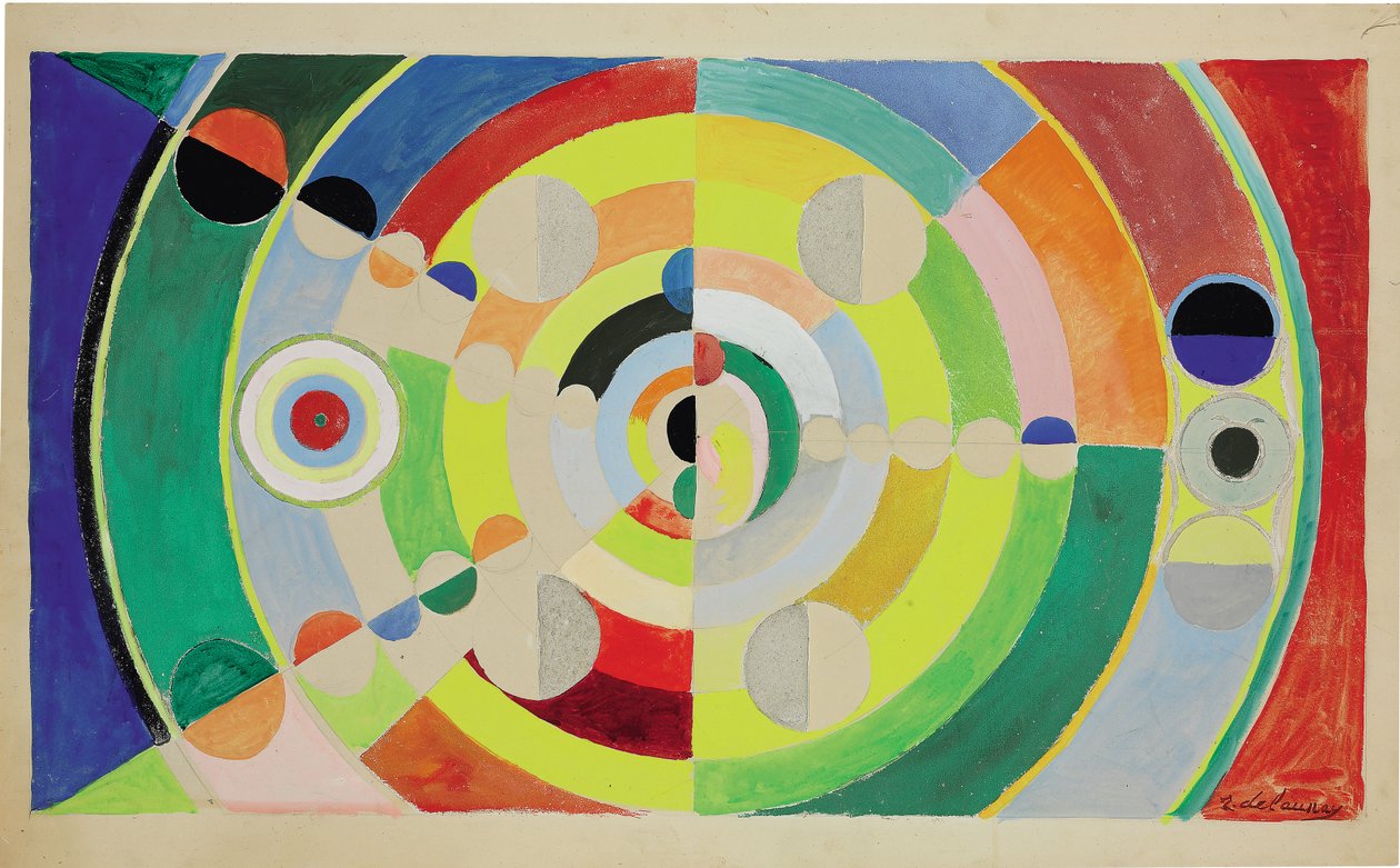 Alívio-Discos de Robert Delaunay