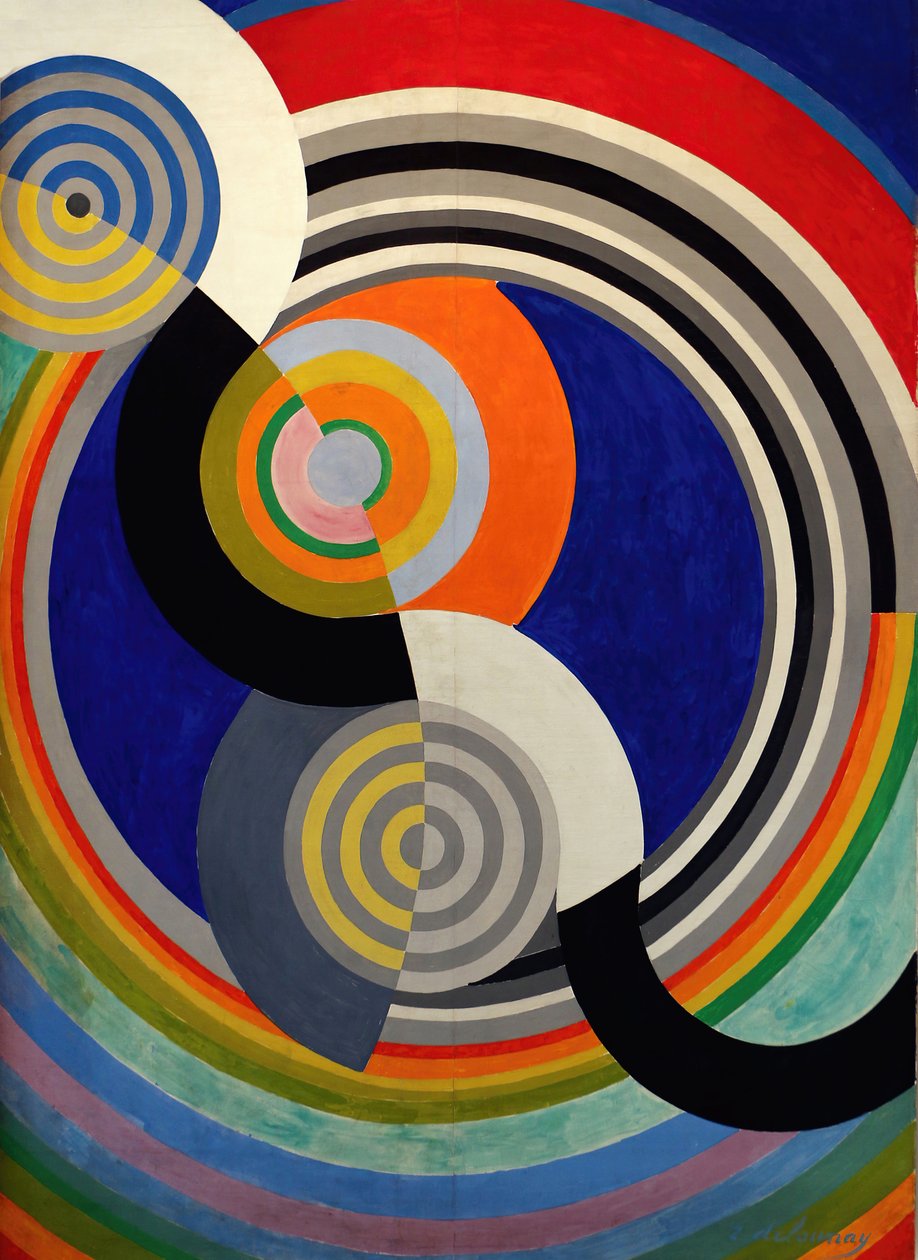 Ritmo n°2, decoração para o Salão das Tulherias, 1938. de Robert Delaunay