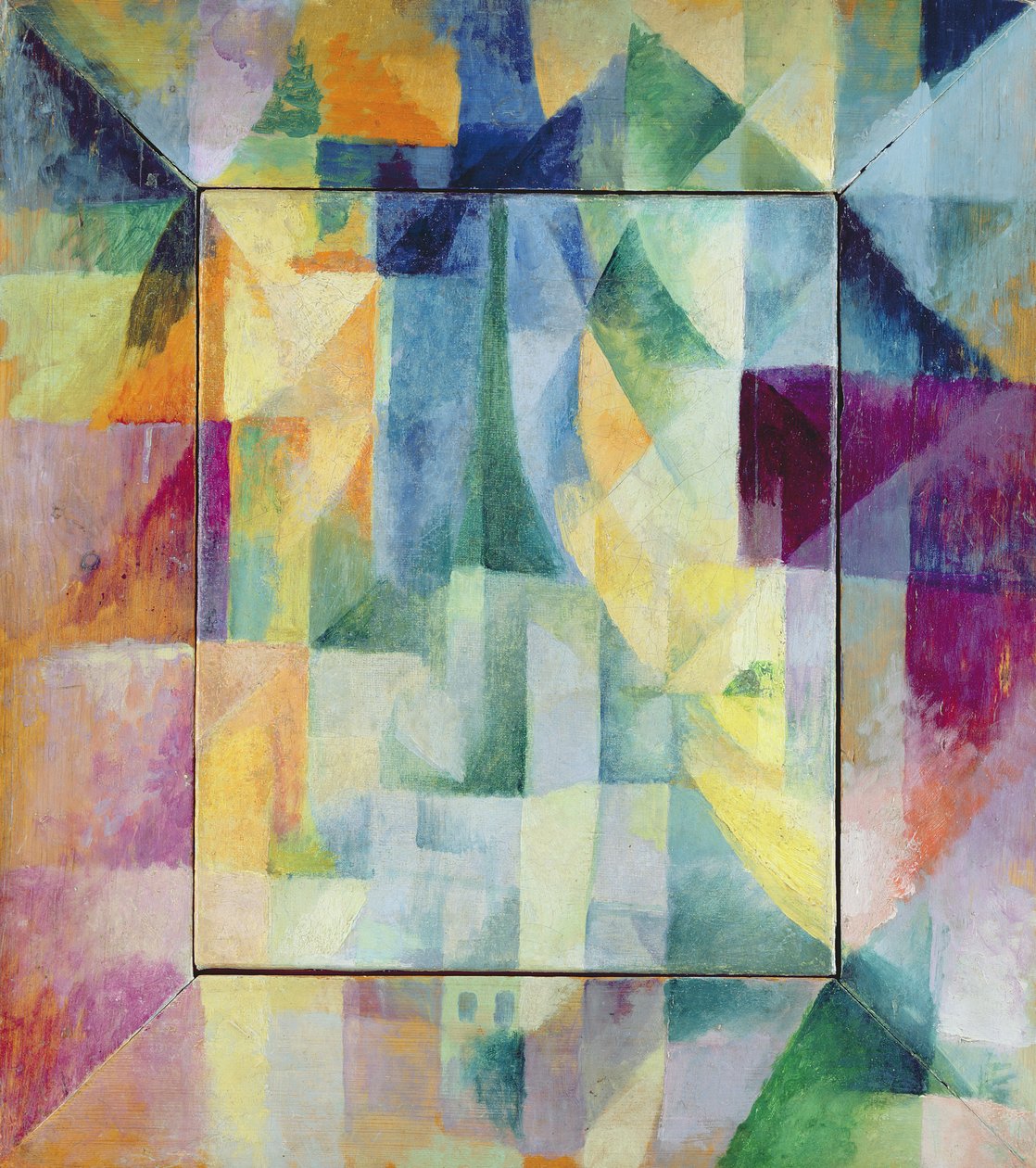 Janelas simultâneas na cidade de Robert Delaunay
