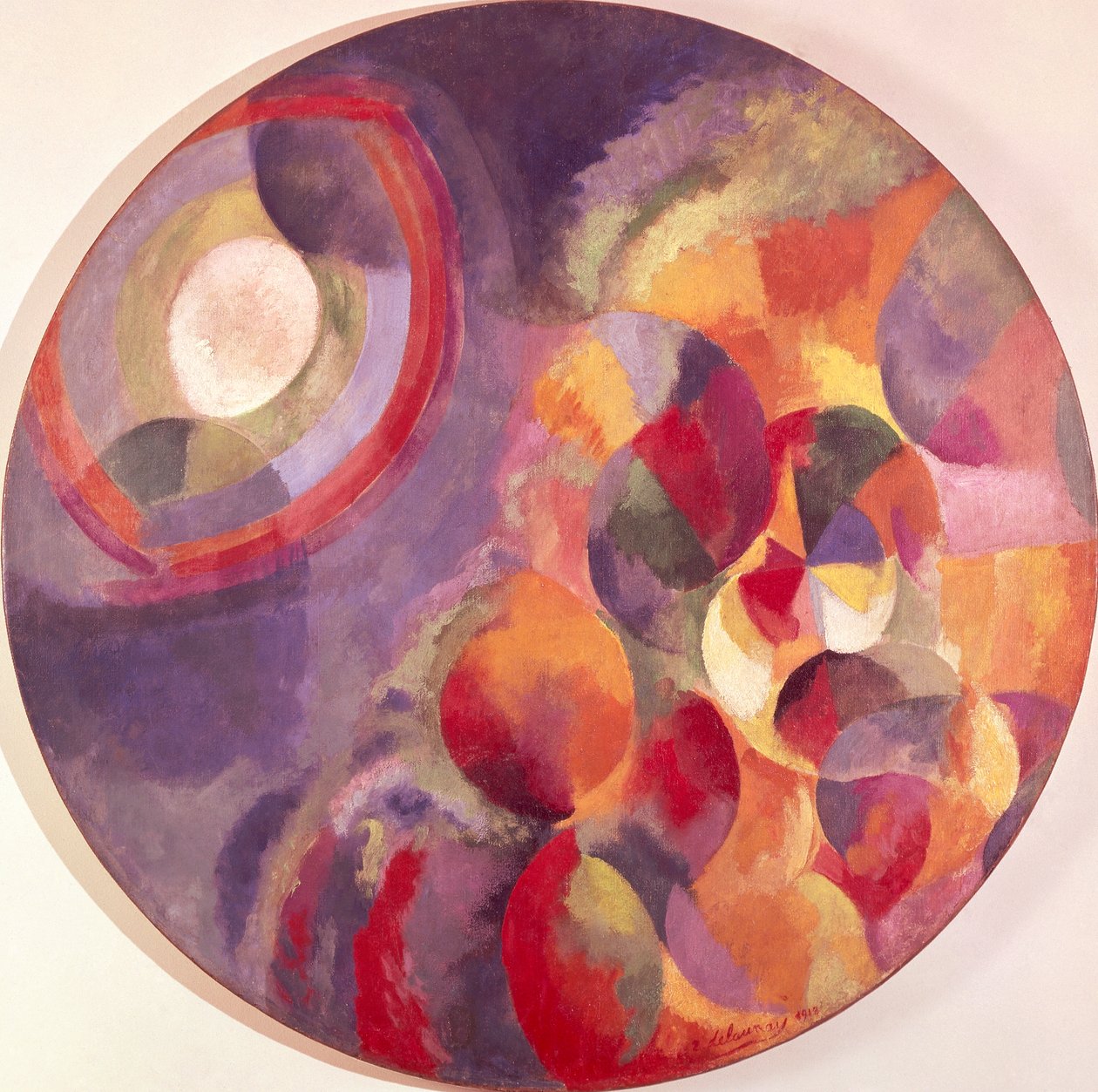 Contrastes simultâneos, sol e lua de Robert Delaunay