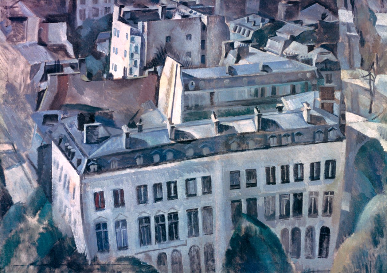 Estudo para `A Cidade, 1909-1910 de Robert Delaunay