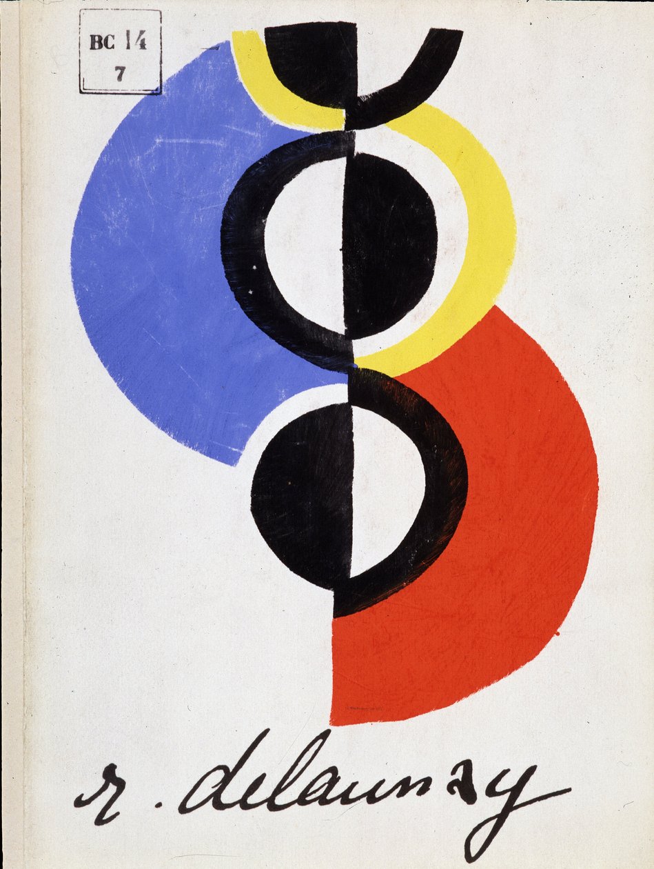capa do catálogo da exposição. Fardo de Robert Delaunay